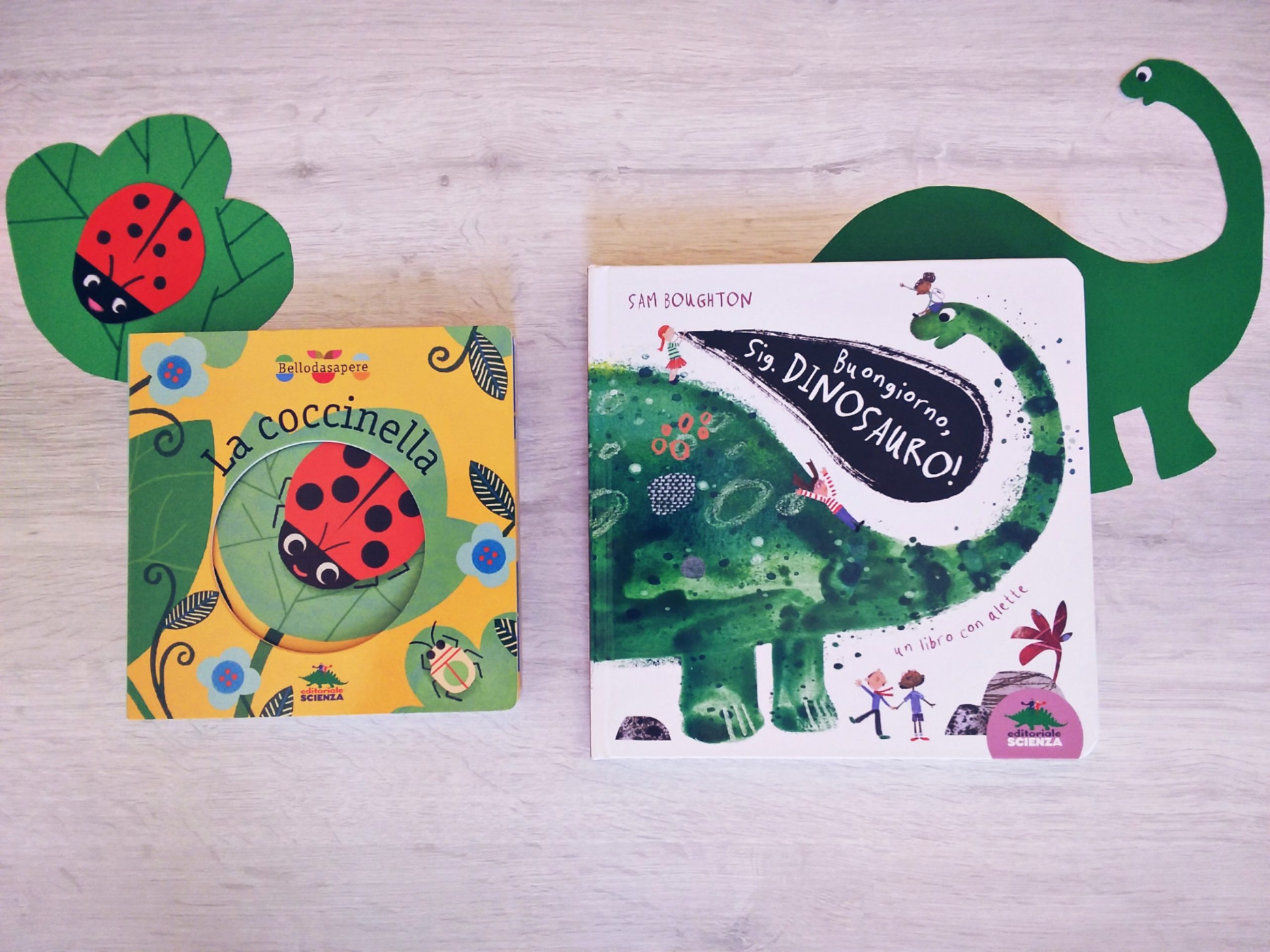 Dinosauro coccinella evidenza